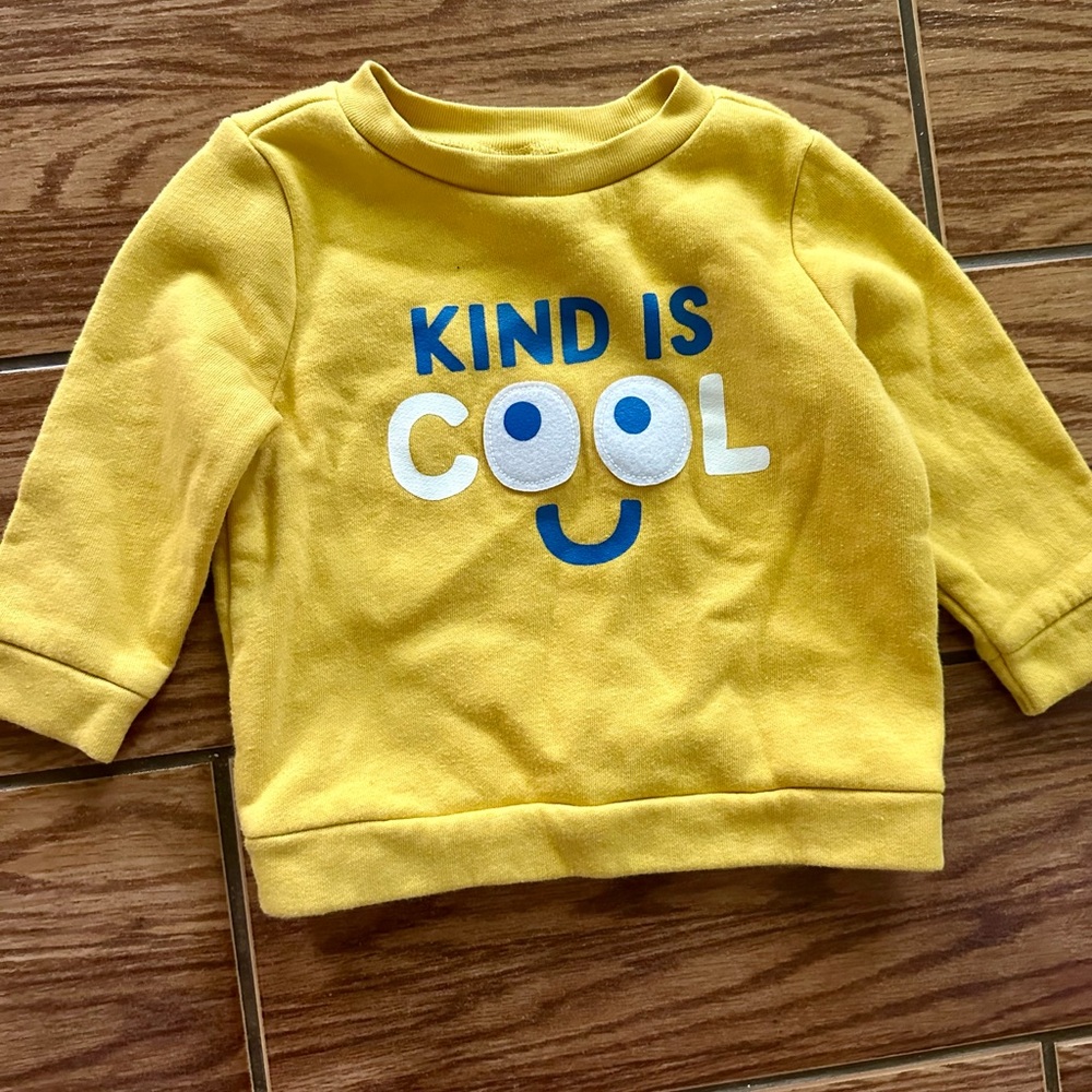 Old Navy Yellow Sweatshirt Kind is Cool
